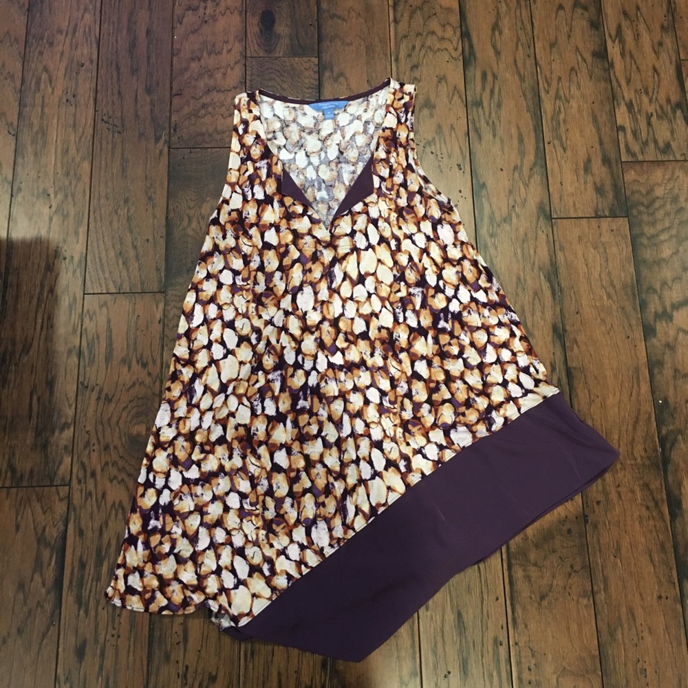 Women’s Sleeveless Asymmetrical Hem Tunic NWOT